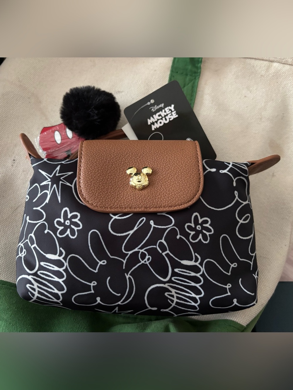 Black & Brown Bag Disney Mickey Mouse